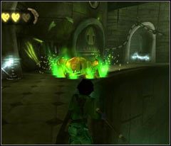 Po kilku udanych atakach boss zeskakuje na dół - 25 Nutripils Factory | Beyond Good & Evil - Beyond Good & Evil - poradnik do gry