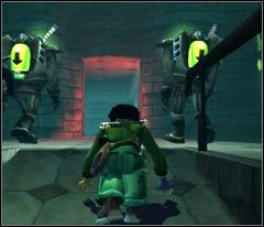 Jeśli znudziło Ci się już skradanie to mam dla Ciebie złe wieści - czeka Cię kolejna zabawa w podchody z wrogimi żołnierzami - 35 Nutripils Factory | Beyond Good & Evil - Beyond Good & Evil - poradnik do gry