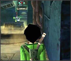 Po kilku chwilach dotrzesz do podobnie skonstruowanego pomieszczenia - 43 Hillys | Beyond Good & Evil - Beyond Good & Evil - poradnik do gry