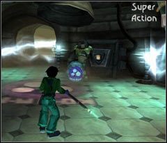 Cały ten etap opiera się na jednej rzeczy: wpychaniu przeciwników na zapory tak, aby spowodować eksplozję - 45 Hillys | Beyond Good & Evil - Beyond Good & Evil - poradnik do gry