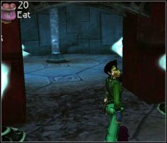 Skieruj się do pomieszczenia po prawej (tego, którego broniły dwie bariery) - 53 Slaughterhouse | Beyond Good & Evil - Beyond Good & Evil - poradnik do gry