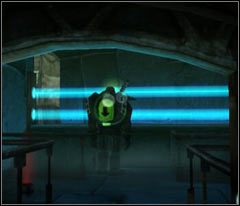 Podejdź ostrożnie do drzwi (najlepiej kucnij) i je otwórz - 57 Slaughterhouse | Beyond Good & Evil - Beyond Good & Evil - poradnik do gry