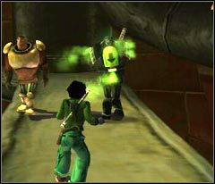 Niestety, pozostali dwaj żołnierze zostaną zaalarmowani - 60 Slaughterhouse | Beyond Good & Evil - Beyond Good & Evil - poradnik do gry