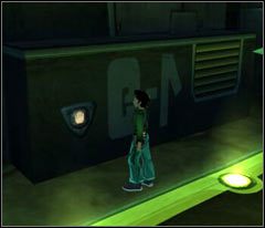 Podejdź do widocznego na screenie przycisku i wciśnij go - 73 Selene | Beyond Good & Evil - Beyond Good & Evil - poradnik do gry