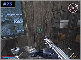 Nim ruszyłem trasą, z której przyszli, zabrałem leżące na półkach: apteczkę i ciężki pancerz - Witamy w Czechosłowacji - Część 1 | Misja 3 | Contract JACK - Contract J.A.C.K. - poradnik do gry