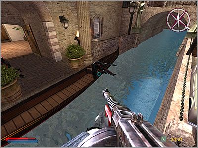 Wróć do miejsca, gdzie wykiwałeś do wody i ruszaj dalej uliczkami - II Pazzo - Część 3 | Misja 7 | Contract JACK - Contract J.A.C.K. - poradnik do gry