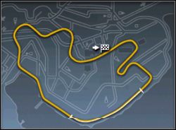 Jedyną trudnością na tej mapie jest część z nawrotami - może Ci ona przysporzyć nieco kłopotów, ale po kilku przejazdach powinieneś dojść do wprawy - Trasy cz.2 | Trasy w Need for Speed Porsche 2000 - Need for Speed: Porsche 2000 - poradnik do gry