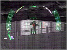 Wyjmij snajperkę i wymierz w ukazanego na screenie wartownika - Inclinator Facility #2 | Seattle | Deus Ex Invisible War - Deus Ex: Invisible War - poradnik do gry