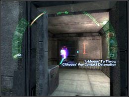 Trochę problemów może Ci natomiast sprawić patrolujący ten teren Bot, który jest jednym z mocniejszych z jakimi przyjdzie Ci walczyć - Mako Ballistics Exterior #1 | Seattle | Deus Ex Invisible War - Deus Ex: Invisible War - poradnik do gry