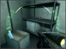 Skręć w prawo i zejdź na dół (przy działku, które wcześniej zniszczyłeś) - Mako Ballistics Interior #1 | Seattle | Deus Ex Invisible War - Deus Ex: Invisible War - poradnik do gry