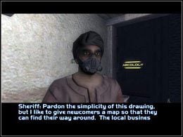 Po skończonej rozmowie zagadaj do gostka w masce (po prawej) - South Medina #1 | Cairo | Deus Ex Invisible War - Deus Ex: Invisible War - poradnik do gry