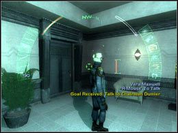 Podejdź do kobiety w okularach - Trier SSC #1 | Trier | Deus Ex Invisible War - Deus Ex: Invisible War - poradnik do gry