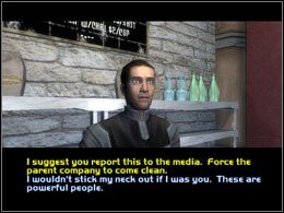 Zapisz stan gry - Queequegs Coffee Shop | Trier | Deus Ex Invisible War - Deus Ex: Invisible War - poradnik do gry