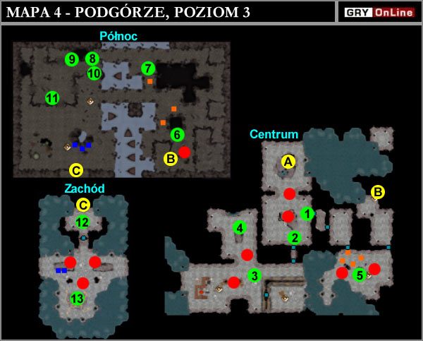 A - Poziom 3 - Centrum / Poziom 2 - Centrum - Podgórze, Poziom 3 | ROZDZIAŁ 1 | Neverwinter Nights Hordes of the Underdark - Neverwinter Nights: Hordes of the Underdark - poradnik do gry