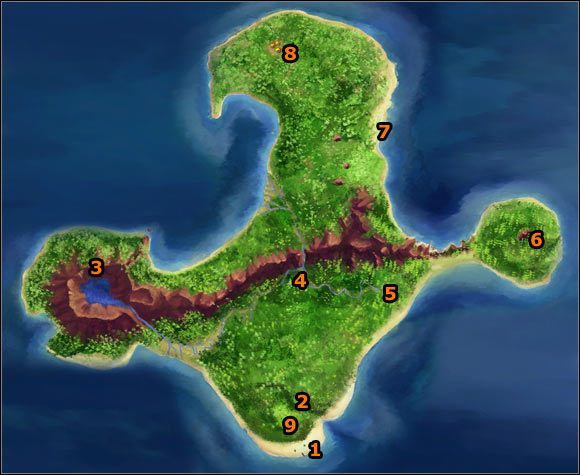 1 - Mapa 2 - Monkey Island | Opis przejścia The Secret of Monkey Island - The Secret of Monkey Island - poradnik do gry