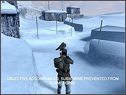 Podchodź powoli do bazy, bacznie lustrując okolicę - Iceberg | Operation Snowball do Hidden and Dangerous 2 - Hidden and Dangerous 2 - poradnik do gry