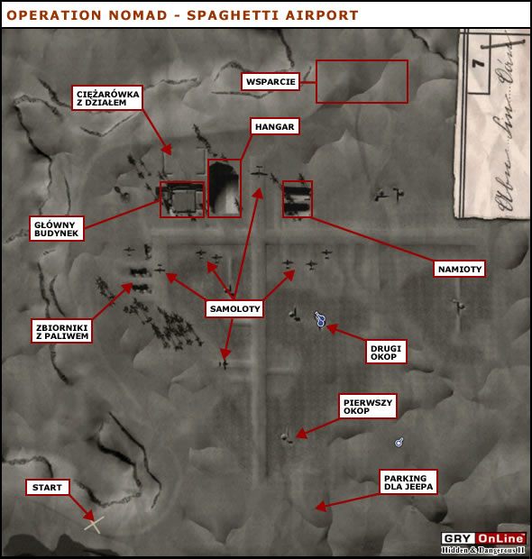 Zostajesz odesłany do Afryki - Spaghetti Airport | Operation Nomad | Hidden and Dangerous 2 - Hidden and Dangerous 2 - poradnik do gry