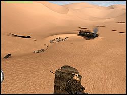 Niestety za wzgórzem nieopodal wspomnianego leja znajduje się spora grupa wrogich żołnierzy - Airshow cd. | Operation Nomad | Hidden and Dangerous 2 - Hidden and Dangerous 2 - poradnik do gry