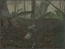 Zdejmij pilnującego go wojaka i dalej rozpraw się z kolejnymi bunkrami, trzymając się dolnej części mapy (nigdy nie wychodź nad drogę na mapie, zdejmuj karabinem snajperskim ludzi w bunkrach za nią) - Anthill | Operation Stranger | Hidden and Dangerous 2 - Hidden and Dangerous 2 - poradnik do gry