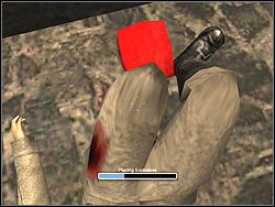 Docelowo musisz pod każde z trzech dział podłożyć jeden ładunek wybuchowy (dwa działa w jednym pomieszczeniu i jedno w sąsiednim) - Lighthouse cd. | Operation Overlord | Hidden and Dangerous 2 - Hidden and Dangerous 2 - poradnik do gry