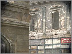 Trzymając się właśnie prawej strony (kucki, pod samymi budynkami) ruszaj powoli przed siebie - Blade Dancer | Operation Overlord | Hidden and Dangerous 2 - Hidden and Dangerous 2 - poradnik do gry