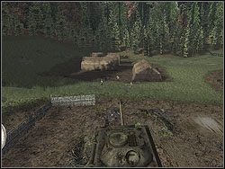 Mając do dyspozycji czołg, łatwo oczyścisz cała okolicę - Final Show-Down cd. | Operation Liberator | Hidden and Dangerous 2 - Hidden and Dangerous 2 - poradnik do gry