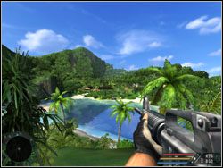 Twoim następnym celem jest obóz treningowy, znajdujący się na sąsiedniej wyspie - Misja 01 - Training w Far Cry - Far Cry - poradnik do gry