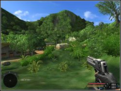 Podejdź ukradkiem do wielkiego zbiornika, przytrzymywanego przez deskę - Misja 01 - Training w Far Cry - Far Cry - poradnik do gry