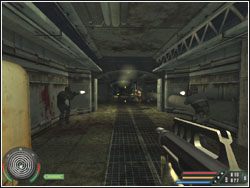 Znajdziesz się w korytarzu, gdzie załatw grupkę oponentów - Misja 13 - Cooler | Far Cry - Far Cry - poradnik do gry