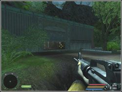 Następnie przebiegnij szybko do magazynu po lewej - Misja 19 - Dam | Far Cry - Far Cry - poradnik do gry