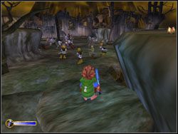 Tutaj po obejrzeniu krótkiej scenki, czeka cię kolejna walka z Goblinami - 00 - Dream World | The Hobbit - The Hobbit - poradnik do gry