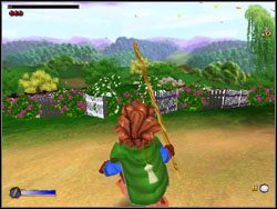 Przeszukaj krzaczki w pobliżu ogródka, gdzie znajdziesz 10 punktów odwagi - 01 - An Unexpected Party cz.1 | The Hobbit - The Hobbit - poradnik do gry