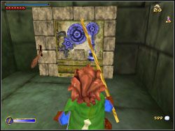 Dostań się teraz do rogu tej konstrukcji, gdzie znajduje się kolejna machina - 04 - Over Hill and Under Hill cz.2 | The Hobbit - The Hobbit - poradnik do gry