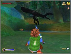 Rzuć kamieniem w zwisającą gałąź, aby ta utworzyła ci drogę na drugą stronę - 06 - Flies and Spiders cz.1 | The Hobbit - The Hobbit - poradnik do gry