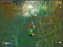 Idąc w prawą stronę, przecinaj kolejne sieci - 06 - Flies and Spiders cz.2 | The Hobbit - The Hobbit - poradnik do gry