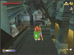 Gdy to wykonasz wsiądź na swoją górską kolejkę - ruchomą platformę i jedź do sali, w której spostrzeżesz wysięgniki z zamocowanymi łańcuchami (trzeci przystanek) - wysiądź tam - 10 - The Gathering of the Clouds | The Hobbit - The Hobbit - poradnik do gry