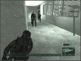 Dwóch odejdzie w głąb korytarza, trzeci podejdź w Twoją stronę - Paris - część 3 | France | Tom Clancys Splinter Cell Pandora Tomorrow - Tom Clancys Splinter Cell: Pandora Tomorrow - poradniki