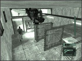 Zeskocz na dół w pomieszczeniu, w którym ćwiczy samotny bokser i przejdź za jego plecami w stronę korytarza - Kundang - część 4 | Indonesia | Tom Clancys Splinter Cell Pandora Tomorrow - Tom Clancys Splinter Cell: Pandora Tomorrow - poradniki