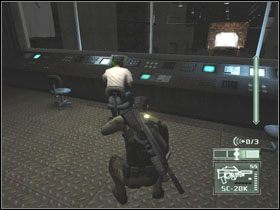 Podejdź z nim do panelu kontrolnego i nakaż użycie go - Komodo - część 1 | Indonesia | Tom Clancys Splinter Cell Pandora Tomorrow - Tom Clancys Splinter Cell: Pandora Tomorrow - poradniki