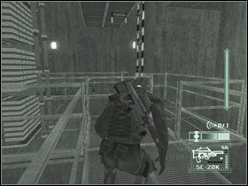 Znajdziesz się pod dłuższą drabiną, w wyższej partii oświetloną - Los Angeles - część 4 | USA | Tom Clancys Splinter Cell Pandora Tomorrow - Tom Clancys Splinter Cell: Pandora Tomorrow - poradniki