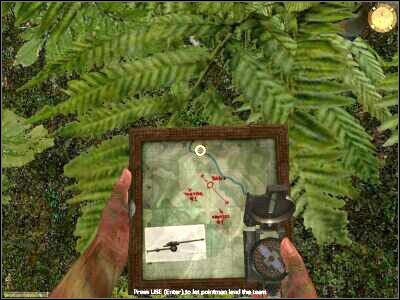 Dobrym pomysłem jest korzystanie z mapy - Field Guns Battery cz.1 | Vietcong Fist Alpha - Vietcong: Fist Alpha - poradnik do gry