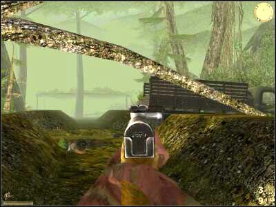 Zauważ, że pojawiła się ikonka radia - Field Guns Battery cz.4 | Vietcong Fist Alpha - Vietcong: Fist Alpha - poradnik do gry