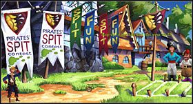 Zagadaj do dziadka (Old man) stojącego przy armacie (Cannon) - [Część 2 - Four Map Pieces] - cz. 3 - Monkey Island 2: LeChucks Revenge - poradnik do gry