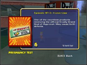 7 - Karty kolekcjonerskie | Level 2 The Simpsons Hit & Run - The Simpsons: Hit & Run - poradnik do gry