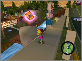 8 - Karty kolekcjonerskie | Level 3 The Simpsons Hit & Run - The Simpsons: Hit & Run - poradnik do gry