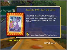 3 - Karty kolekcjonerskie | Level 4 The Simpsons Hit & Run - The Simpsons: Hit & Run - poradnik do gry