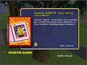 6 - Karty kolekcjonerskie | Level 4 The Simpsons Hit & Run - The Simpsons: Hit & Run - poradnik do gry