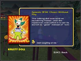 2 - Karty kolekcjonerskie | Level 7 The Simpsons Hit & Run - The Simpsons: Hit & Run - poradnik do gry