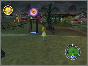 3) Human Cookbook - Na boisku szkolnym - Karty kolekcjonerskie | Level 7 The Simpsons Hit & Run - The Simpsons: Hit & Run - poradnik do gry