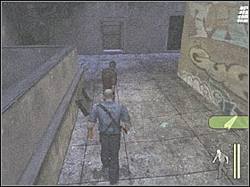 Wkrótce dojdziesz do skupiska budynków - Born Again (2) | Scena 1 | Manhunt - Manhunt - poradnik do gry